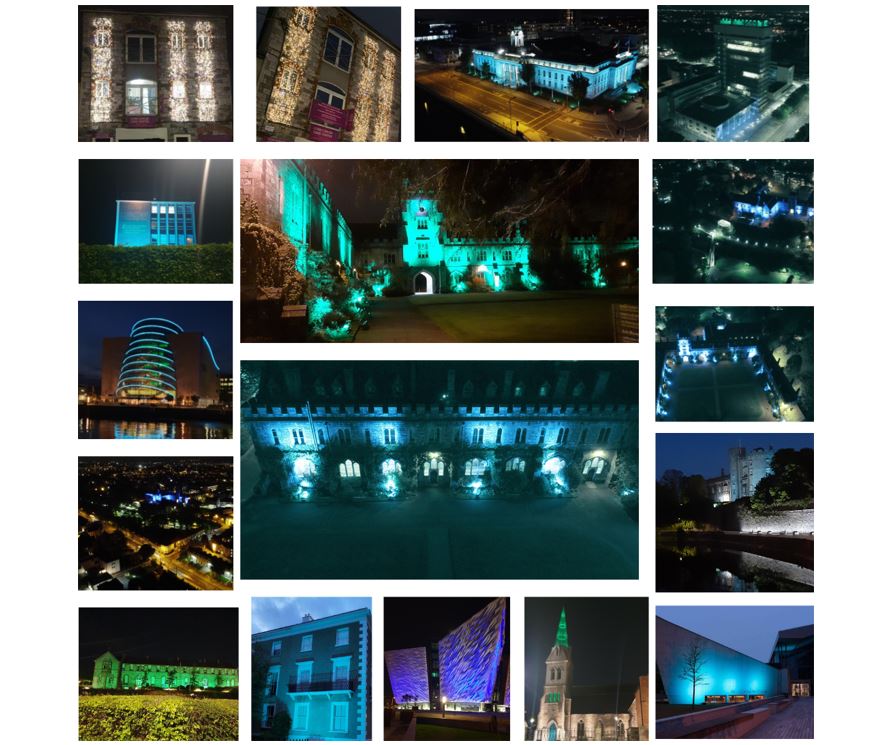 Lighting up for World Ovarian Cancer Day